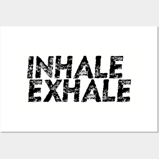 Inhale Exhale Yoga Posters and Art
